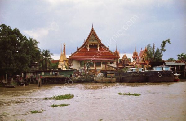 Traditional Building, Mae Nam Chao Phrayal River, Ayutthaya to Bangkok